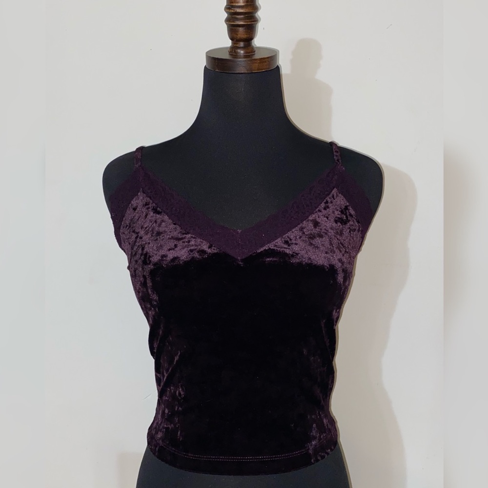 Women’s Velvet Crop Top - Forever 21